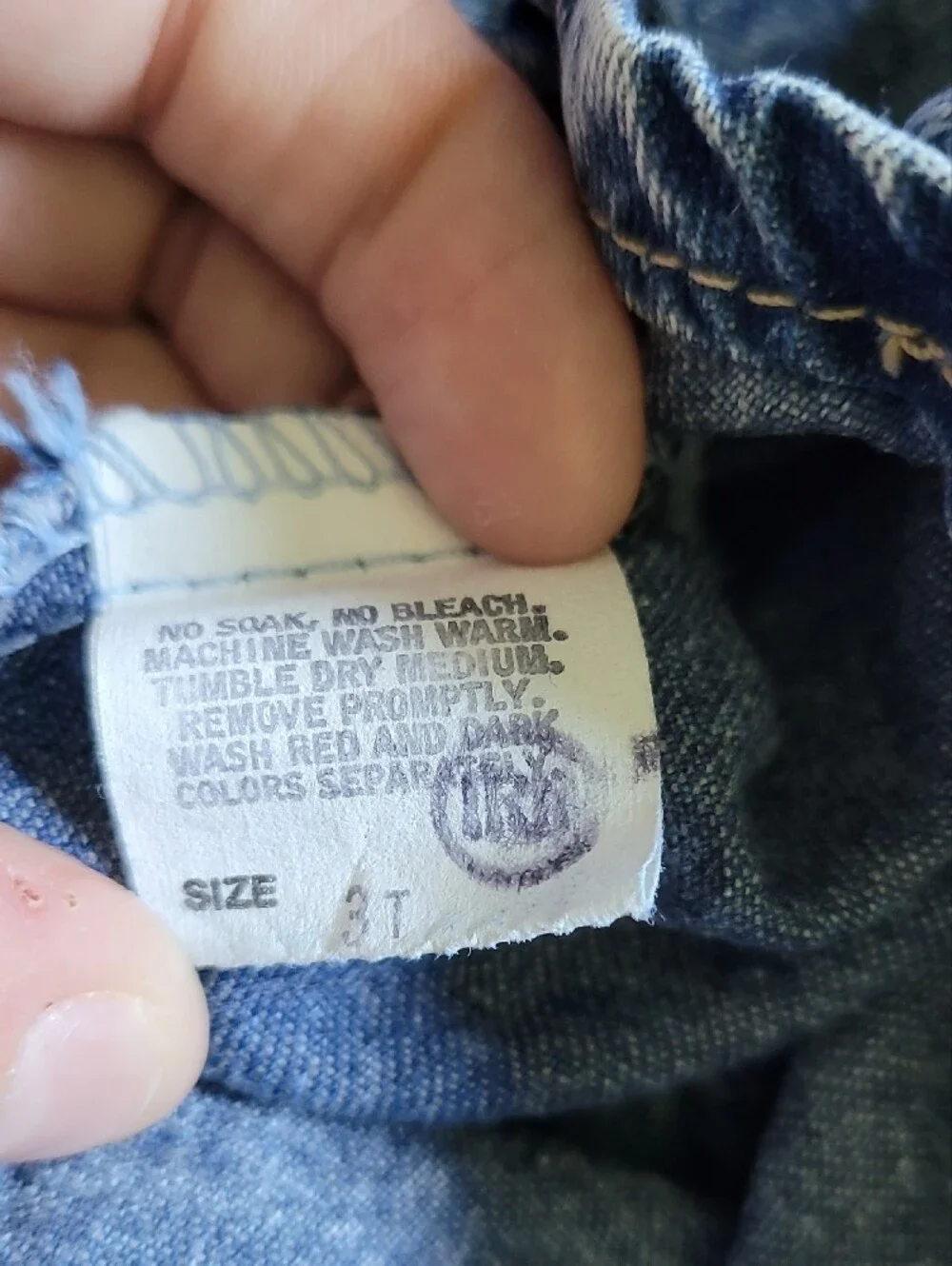 OshKosh B'gosh Acid-Wash Denim Short Overalls in Blue